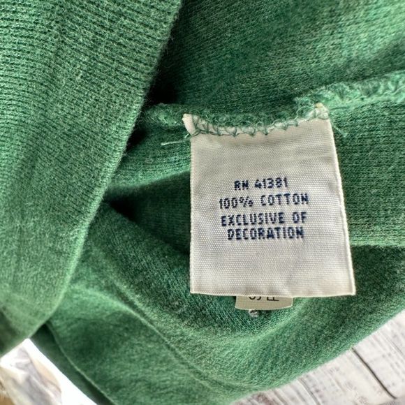 Polo Ralph Lauren Quarter Zip Men's Size XXL Long Sleeve Green Sweater - Picture 5 of 10